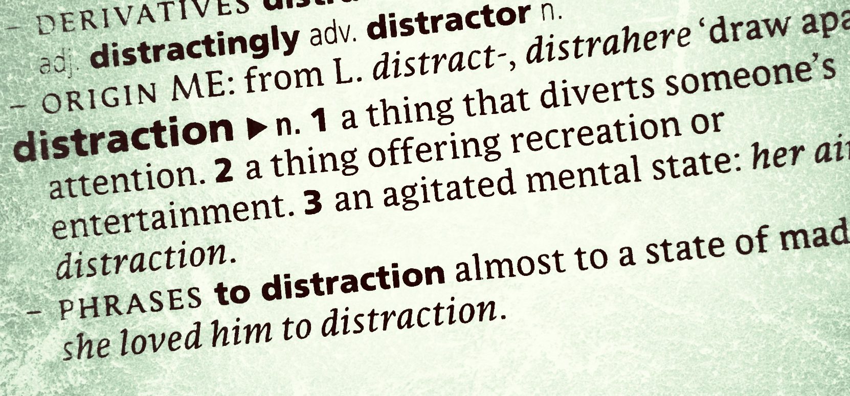 the distraction economy